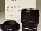 Tamron 20mm F/2.8 Di III Osd M1:2 objektyvas - nuotraukos Nr. 3