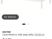 Vaikiška lovytė 160x70 Ikea Kritter su čiužiniu - nuotraukos Nr. 8