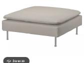 Ikea Sofa Soderhamn su kojų kedute - nuotraukos Nr. 3
