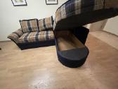 Kampinė sofa-lova su miegojimo funkcija - nuotraukos Nr. 5