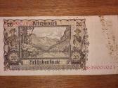 Vokietijos 20 markių banknotas - nuotraukos Nr. 2