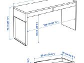 Ikea Juodas Rašomasis Stalas - nuotraukos Nr. 8