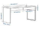 Ikea Juodas Rašomasis Stalas - nuotraukos Nr. 9