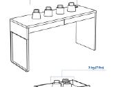 Ikea Juodas Rašomasis Stalas - nuotraukos Nr. 10