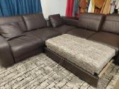 Naturalios odos kampas sofa-lova - nuotraukos Nr. 15