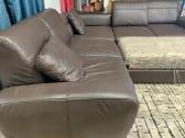 Naturalios odos kampas sofa-lova - nuotraukos Nr. 9