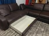 Naturalios odos kampas sofa-lova - nuotraukos Nr. 2