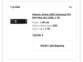 Samsung 990 EVO Plus 2tb Nvme M.2 SSD - nuotraukos Nr. 2