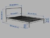 Ikea Kleppstadlovos rėmas160200+ čiužinys - nuotraukos Nr. 3