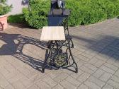 Senovinė atrestauruota veikianti didelė Singer - nuotraukos Nr. 4