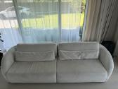 Smėlio spalvos trivietė sofa su dviviečiu foteliu - nuotraukos Nr. 4