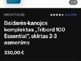 Pripučiama baidarė - nuotraukos Nr. 8