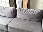 Pilka sofa-lova su daiktadėže - nuotraukos Nr. 3