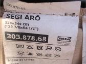 Ikea Seglarö kabamasis skėtis 330x240 su pagrindu - nuotraukos Nr. 3