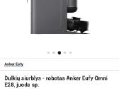 Eufy plaunantis dulkių siurblys Omni E28 - nuotraukos Nr. 2