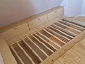 Išskirtinė, pagal užsakymą gaminta lova palėpei - nuotraukos Nr. 2