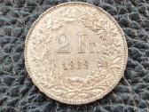 2 frankai sidabras Šveicarija nuo 1939 - nuotraukos Nr. 3