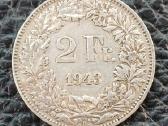 2 frankai sidabras Šveicarija nuo 1939 - nuotraukos Nr. 5