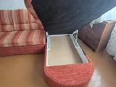 Kampinė sofa su miegama funkcija - nuotraukos Nr. 3