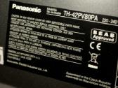 Panasonic (th-42pv80pa) plazminis televizorius - nuotraukos Nr. 2