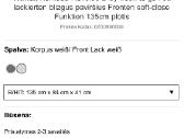 Balta nauja komoda. - nuotraukos Nr. 7