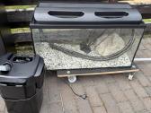 Akvariumas su spintele ir Aquael filtru - nuotraukos Nr. 3