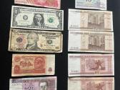 10 banknotu is Lt Rus Usa Pak Blr - nuotraukos Nr. 2