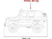 Dvivietis elektromobilis Mercedes G63 Amg XXL Mp4 - nuotraukos Nr. 14