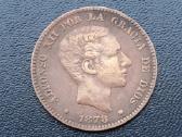 10 centimų 1878m. Ispanija - nuotraukos Nr. 2