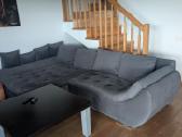 Didelė pilka patogi sofa su miegama dalimi - nuotraukos Nr. 4
