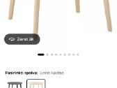 Ikea Lisabo stalas + 4 kėdės Mažai naudotas - nuotraukos Nr. 2