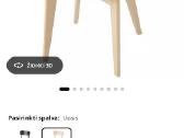 Ikea Lisabo stalas + 4 kėdės Mažai naudotas - nuotraukos Nr. 3