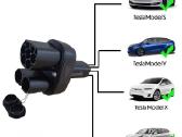 Ccs2 į Nacs adapteris Tesla Model 3/y/s/x iki 250k - nuotraukos Nr. 3