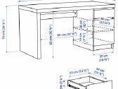 Ikea malm stalas - nuotraukos Nr. 2