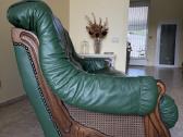 Odinių baldų koplektas sofa 3 + sofa 2 - nuotraukos Nr. 3