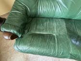 Odinių baldų koplektas sofa 3 + sofa 2 - nuotraukos Nr. 5