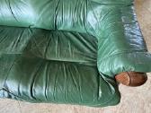 Odinių baldų koplektas sofa 3 + sofa 2 - nuotraukos Nr. 7