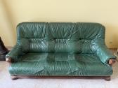Odinių baldų koplektas sofa 3 + sofa 2 - nuotraukos Nr. 2