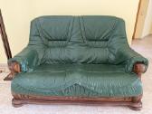 Odinių baldų koplektas sofa 3 + sofa 2 - nuotraukos Nr. 8