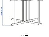 Ikea lauko stalas 130 cm - nuotraukos Nr. 4