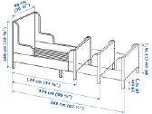 Ikea lova Busunge - nuotraukos Nr. 7