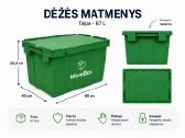 Plastikinės dėžės persikraustymui / logistikai - nuotraukos Nr. 4