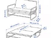 Kompaktiška sofa-lova (būklė kaip nauja) - nuotraukos Nr. 3