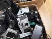 5 dėžės fototechnikos: fotoaparatai, dėklai - nuotraukos Nr. 4