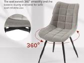 Valgomojo kėdžių komplektas, 2 vnt., 360 - nuotraukos Nr. 8