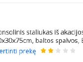 Skandinaviško stiliaus konsolinis staliukas - nuotraukos Nr. 3