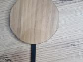 Lanmou medinis sieninis laikrodis baltas, 40 55 - nuotraukos Nr. 4