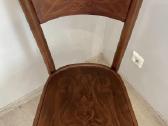 Antikvarinė restauruota buko medienos kėdė Thonet - nuotraukos Nr. 2