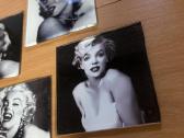 Marilyn Monroe stikliniai padėkliukai – 4 vnt. - nuotraukos Nr. 4
