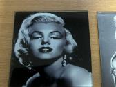 Marilyn Monroe stikliniai padėkliukai – 4 vnt. - nuotraukos Nr. 5